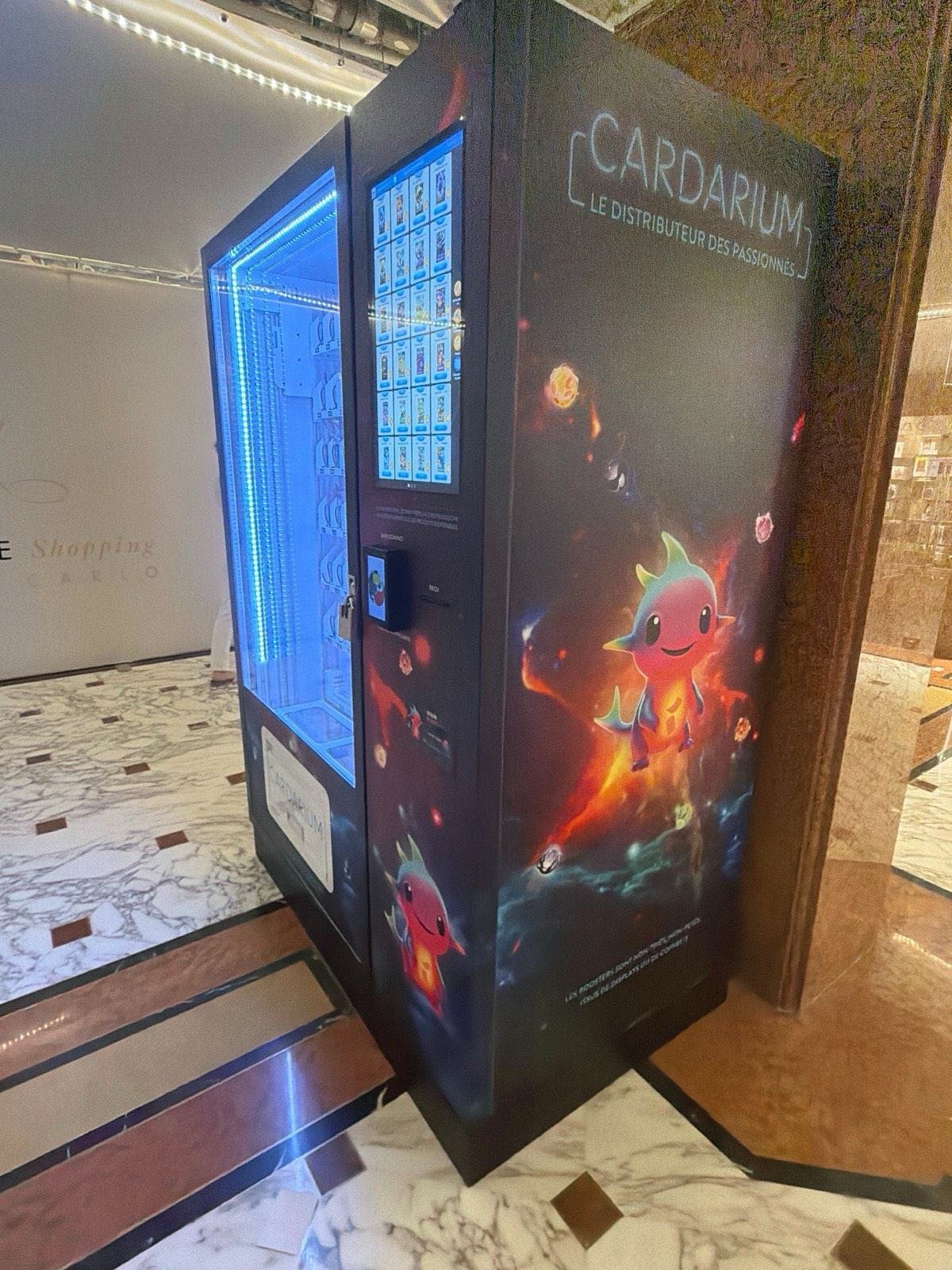 Le distributeur Cardarium au Métropole Monaco